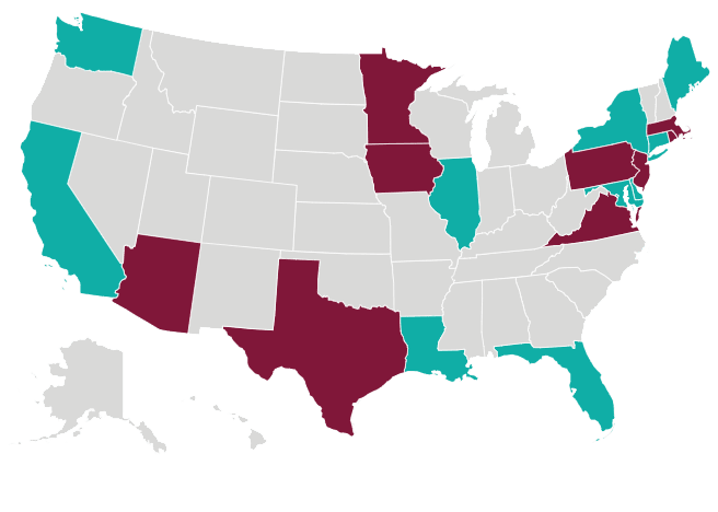EVERFI Harassment Training Map State Mandated Harassment Training